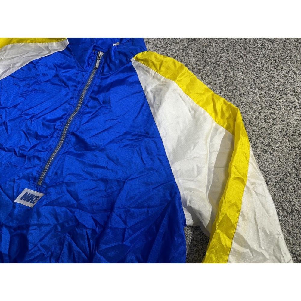 VINTAGE Nike Jacket Mens Large Windbreaker‎ Track Jacket 90s Colorblock Retro - Picture 5 of 10